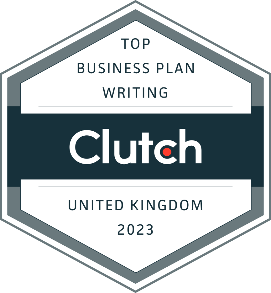 Top Business plan writing award by clutch