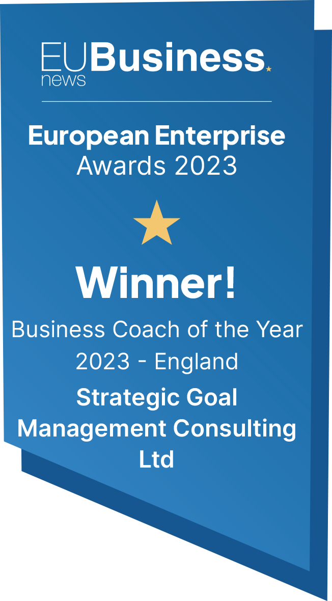 Business Coach of the Year award England 2023 Michael Vincent Strategic Goal Management Consulting