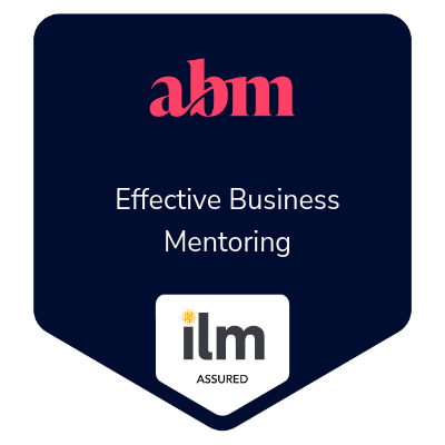 ABM Effective Mentoring credential from the ILM for Michael Vincent business mentor