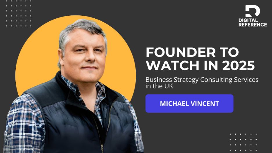 Founder to watch award - Michael Vincent UK business coaching expert